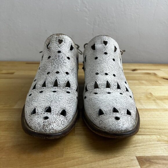 Musse & Cloud Anisse Western Boots Ankle Bootie Boho Festival Leather Size 8 - Picture 4 of 11